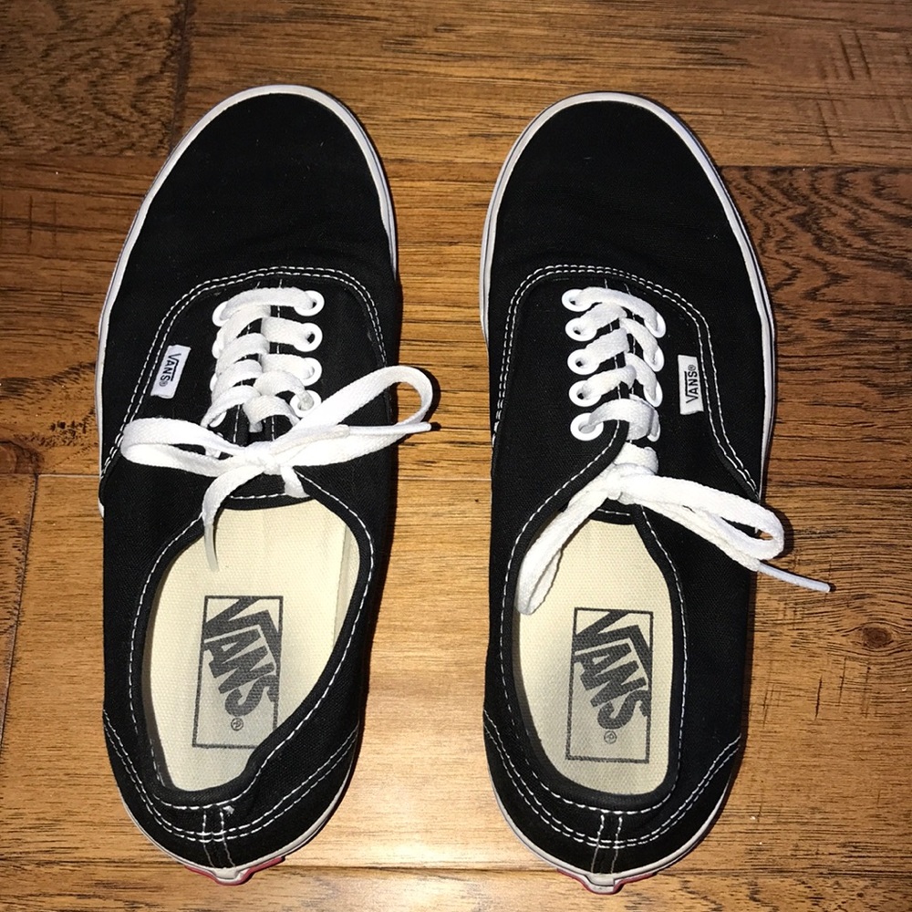 Black Vans size 9